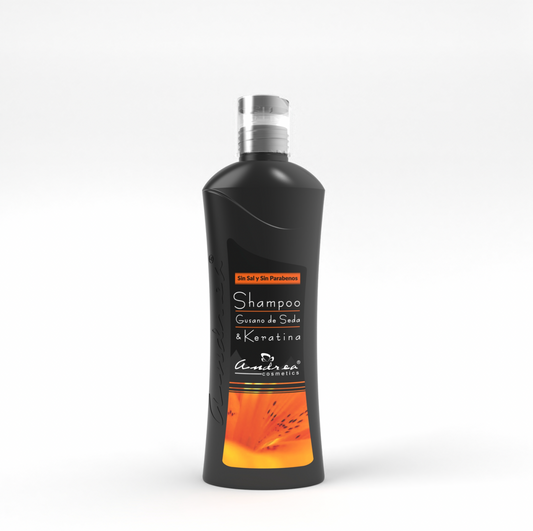 SHAMPOO GUSANO DE SEDA Y KERATINA